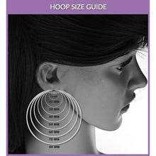 Load image into Gallery viewer, Twisted Custom Hoop Earring
